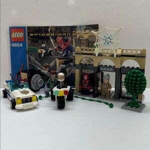 LEGO Spider-Man 2 Doc Ock's Bank Robbery 4854 Complete with Manual